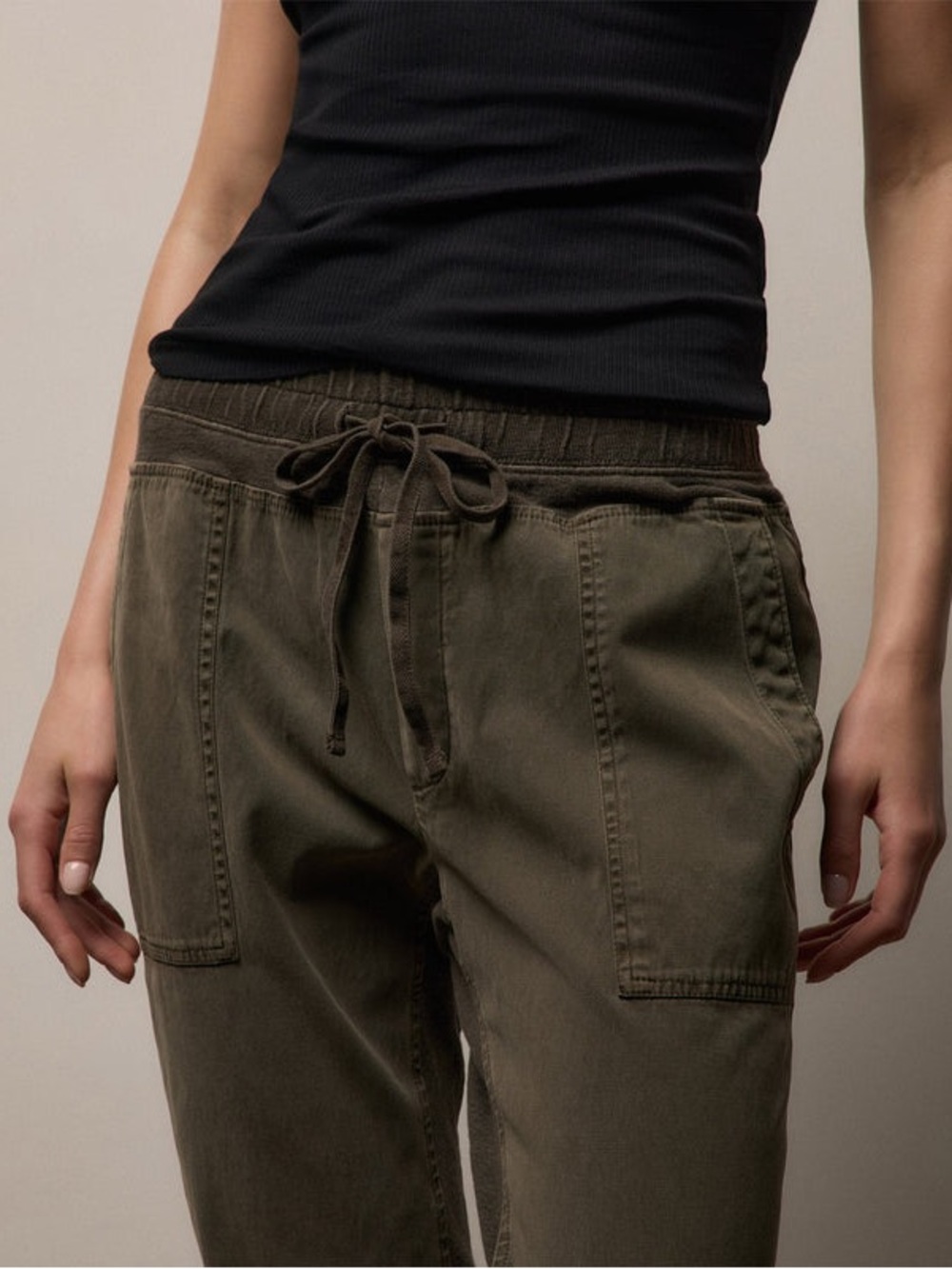 James Perse Mixed Media Pant - Picture 3 of 6